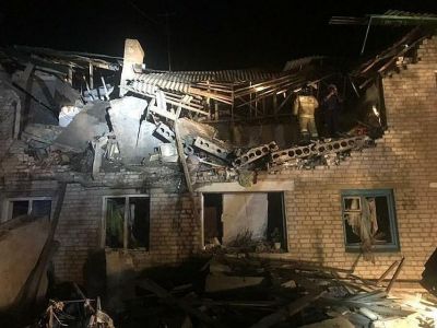 Дом после взрыва газа в Ростовской области. Фото: kp.ru