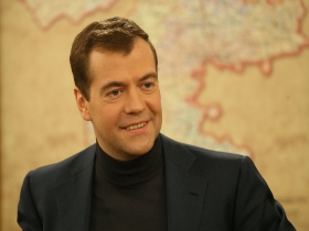 Президент Дмитрий Медведев. Фото с сайта goodfon.ru