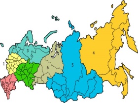 Карта России. Фото: live4fun.ru