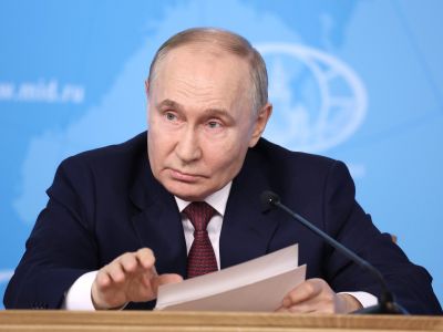 Владимир Путин во время выступления в МИД РФ, 14.06.24. Фото: kremlin.ru